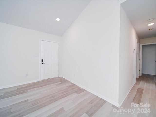 interior space featuring light wood-type flooring