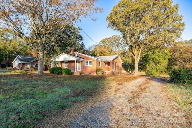 24947 Nc-24/27 Hwy, Albemarle, NC 28001 - view of front of property with a chimney and driveway