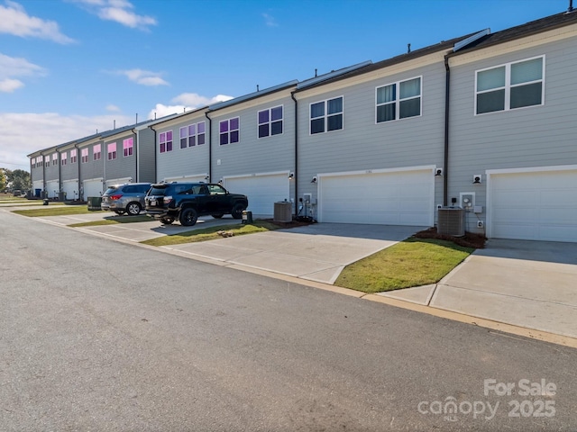 exterior space featuring central AC unit