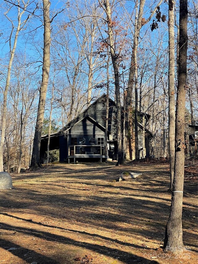 view of front of property