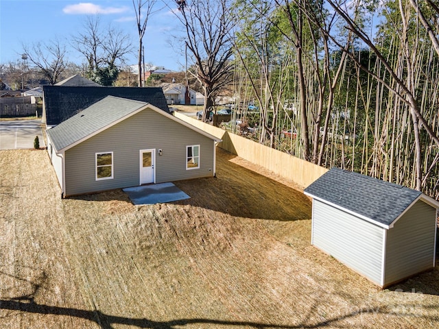 exterior space with a patio