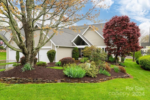 view of home's exterior featuring a yard