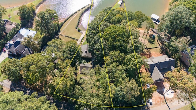 364 Catalina Dr, Mooresville, NC 28117 - bird's eye view with a water view