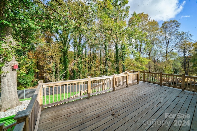 view of deck