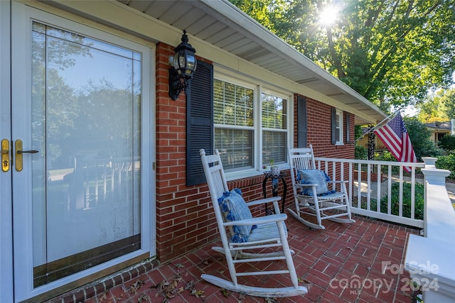 view of patio / terrace featuring a porch