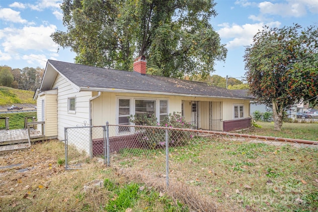 view of ranch-style home