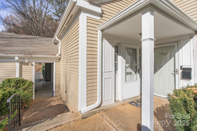 view of entrance to property