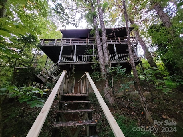 view of rear view of house