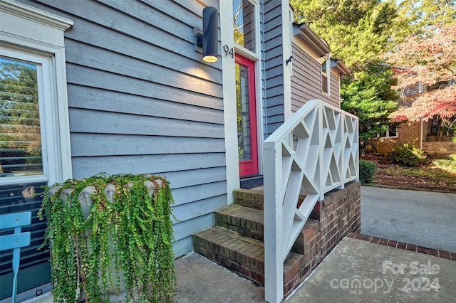 exterior details featuring concrete flooring