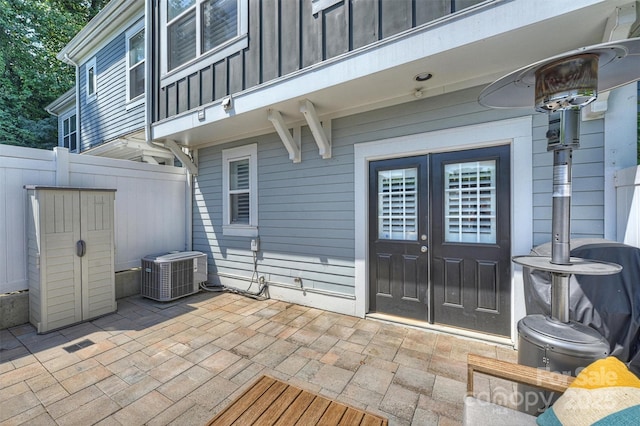 view of patio / terrace with cooling unit