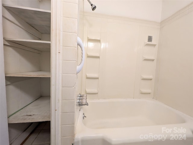 bathroom with shower / bathing tub combination