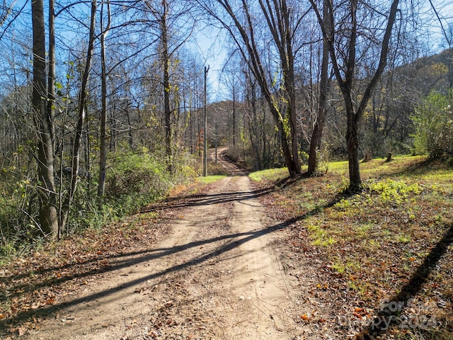 view of road