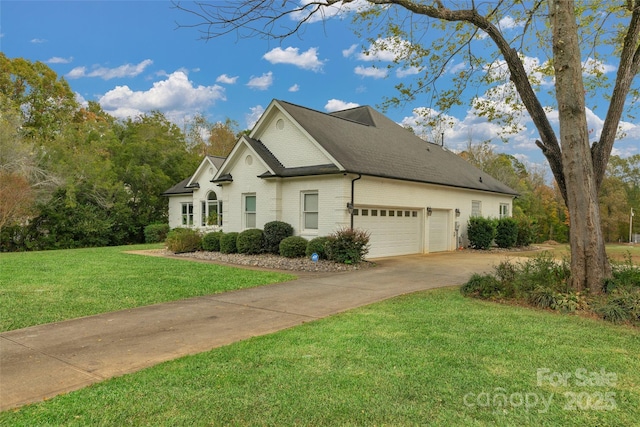 front of property with a front yard