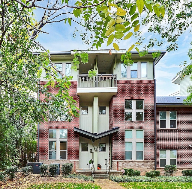 view of property featuring cooling unit