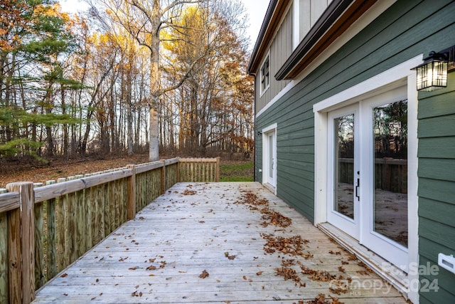 486 Hunter-Lysik Way, Laurel Springs, NC 28644 - view of wooden terrace