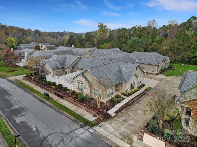 4919 Polo Gate Blvd, Charlotte, NC 28216 - aerial perspective of suburban area