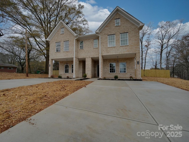 view of front of home