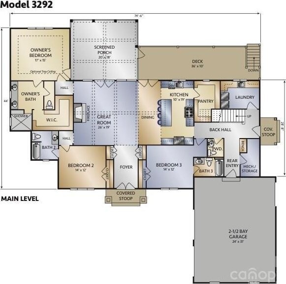 00 Birkdale Dr Unit 159, Mill Spring, NC 28756 - room layout