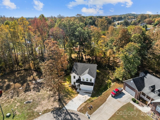 1403 Gentry Pl, Salisbury, NC 28146 - view of subject property with a forest