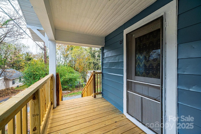 view of deck