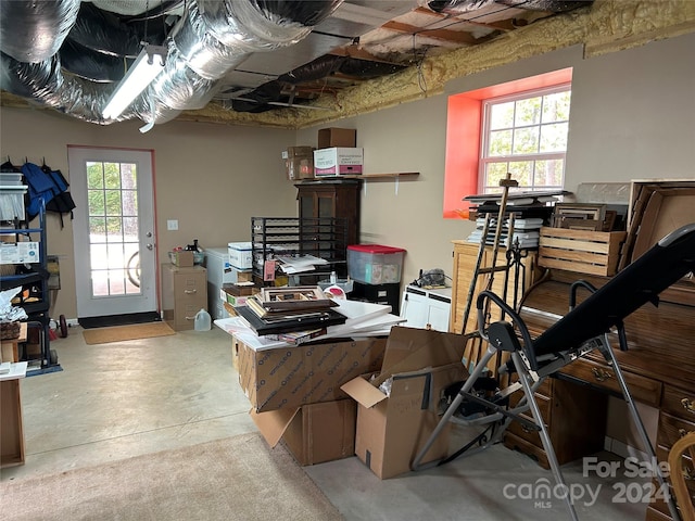 office space featuring plenty of natural light