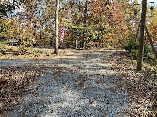 view of road