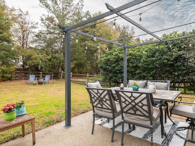 view of patio