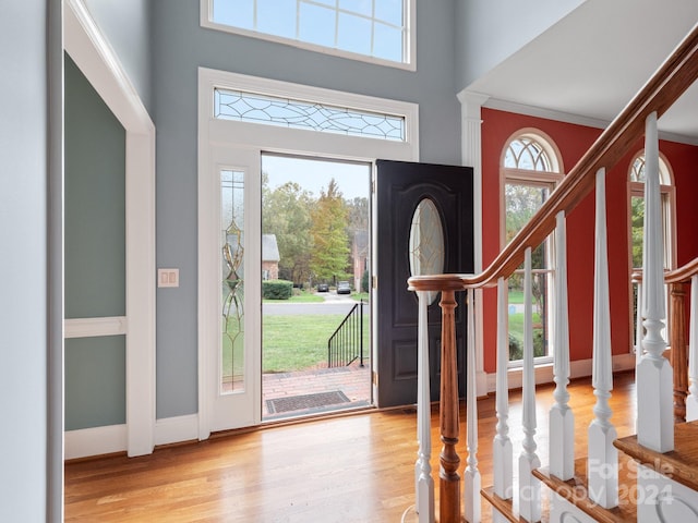 foyer entrance featuring a healthy amount of sunlight