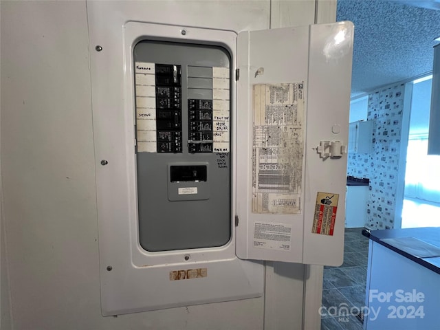 utility room with electric panel