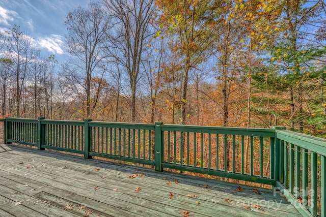 view of deck