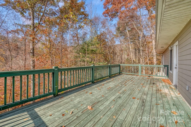 view of deck