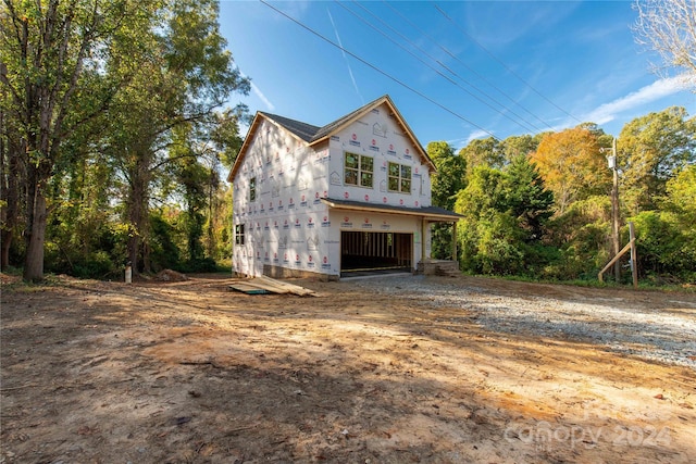 view of side of property