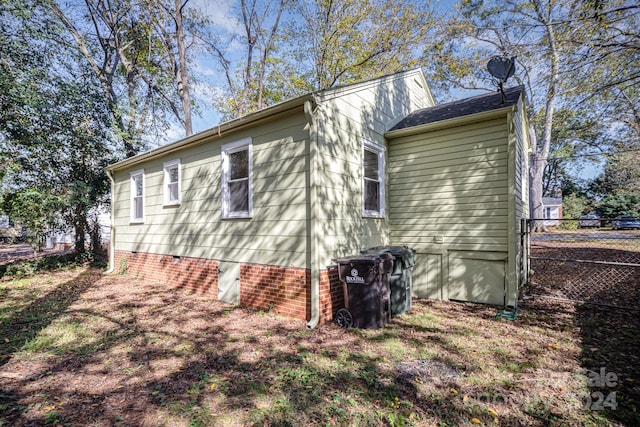 view of side of property