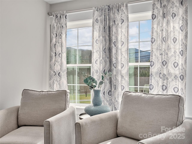 view of sitting room