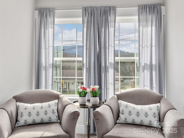 view of sitting room