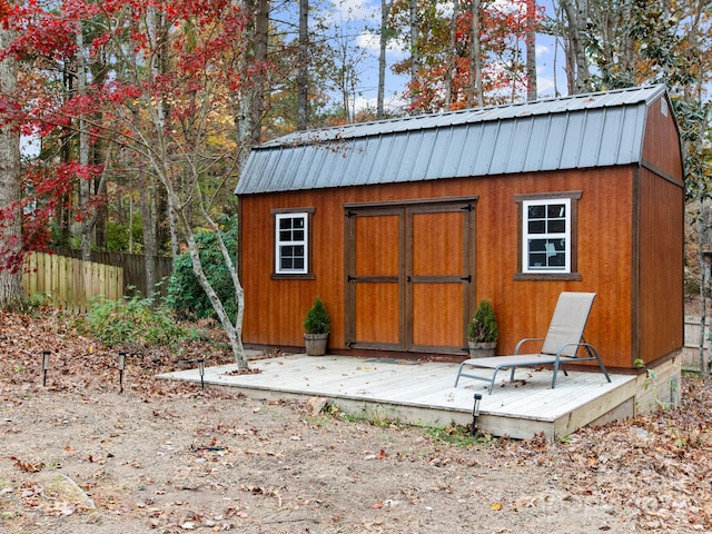 view of outbuilding