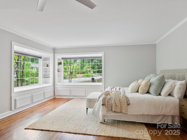 3 White Rock Ct, Arden, NC 28704 - bedroom featuring ornamental molding and wood finished floors