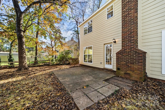 exterior space featuring a patio area