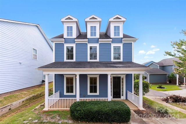 view of front of house featuring a porch