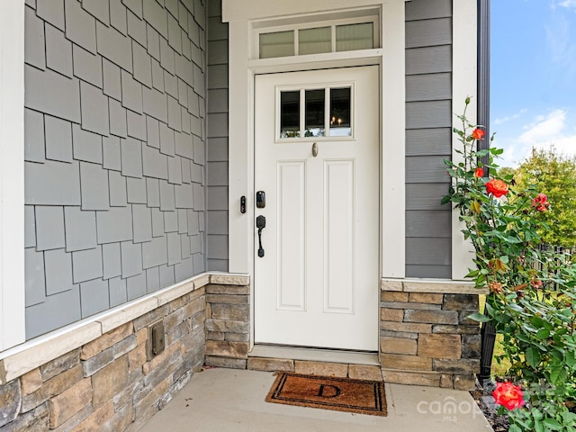 view of property entrance