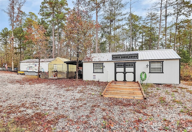 view of outbuilding