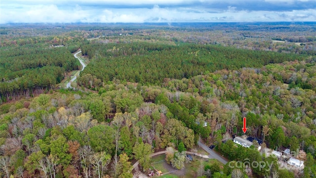 2164 Mission Rd, York, SC 29745 - aerial view of property and surrounding area with a forest
