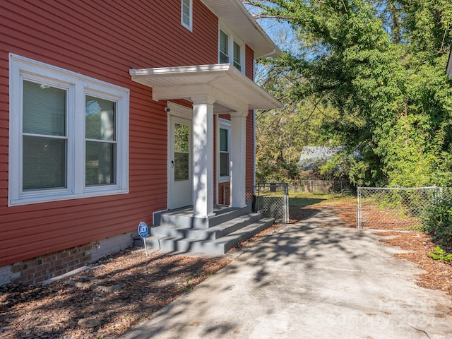 1411 Lineberger Ave, Gastonia, NC 28052 - view of exterior entry with crawl space