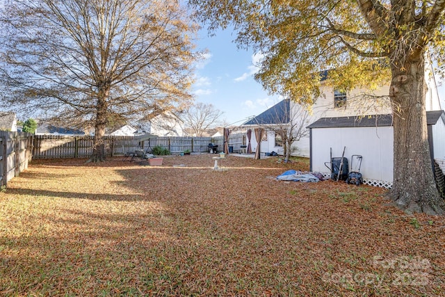 view of yard with a gazebo