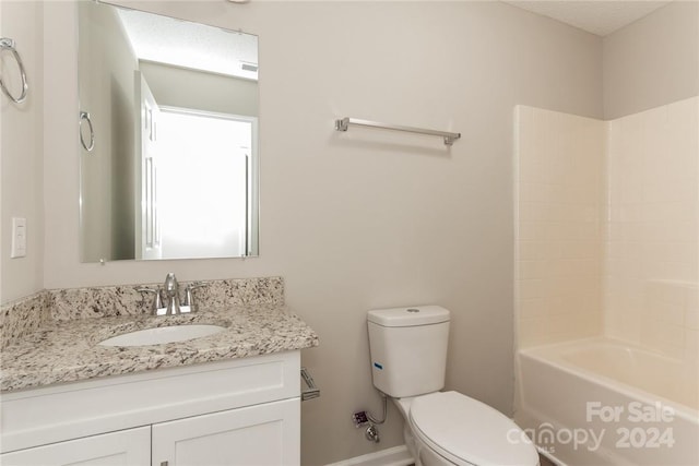 714 Knots Lndg, Clover, SC 29710 - bathroom with toilet, vanity, and baseboards