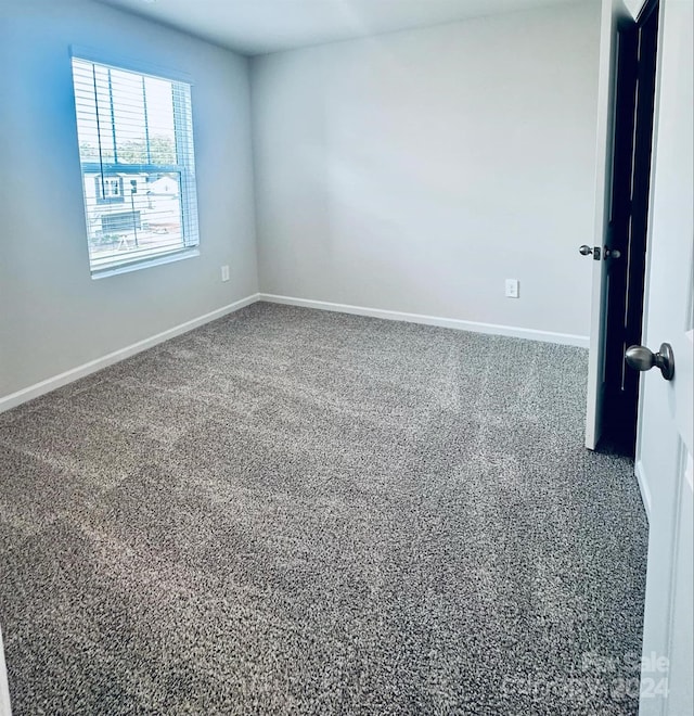 unfurnished room featuring carpet flooring