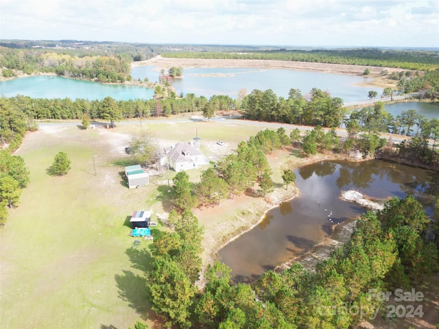 2034 Haileys Ferry Rd, Lilesville, NC 28091 - aerial view of property and surrounding area with a nearby body of water