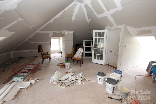2034 Haileys Ferry Rd, Lilesville, NC 28091 - additional living space featuring vaulted ceiling