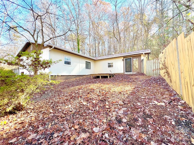 view of back of house