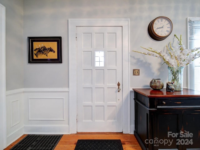 view of entrance foyer